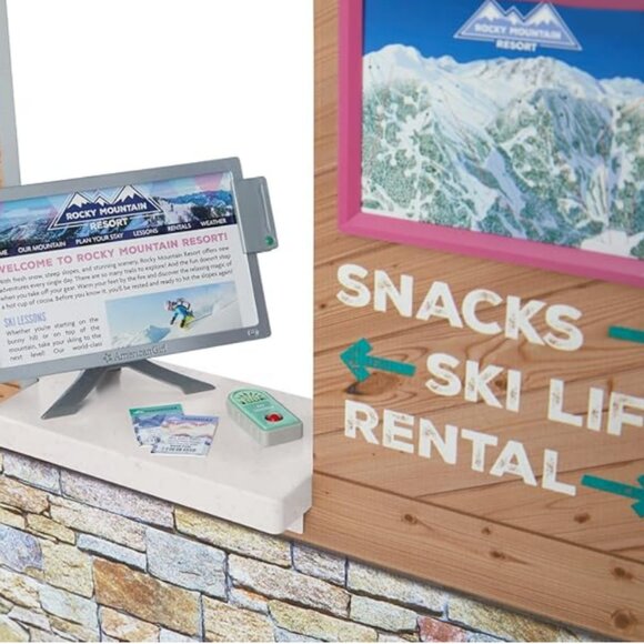 American Girl Corinne Tan GOTY 2022 Ski & Snack Shop Playset - NIB - Picture 5 of 6